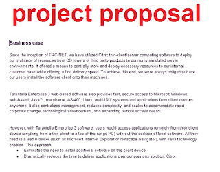 business proposals